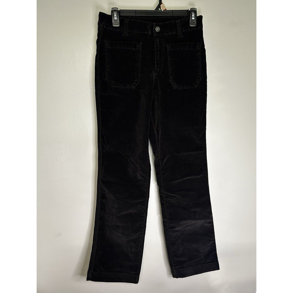 Free People In My Feelings Velvet Crop Flare Women’s Pants In A Black Size 8